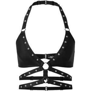 Killstar Black Studded Viper Bralette